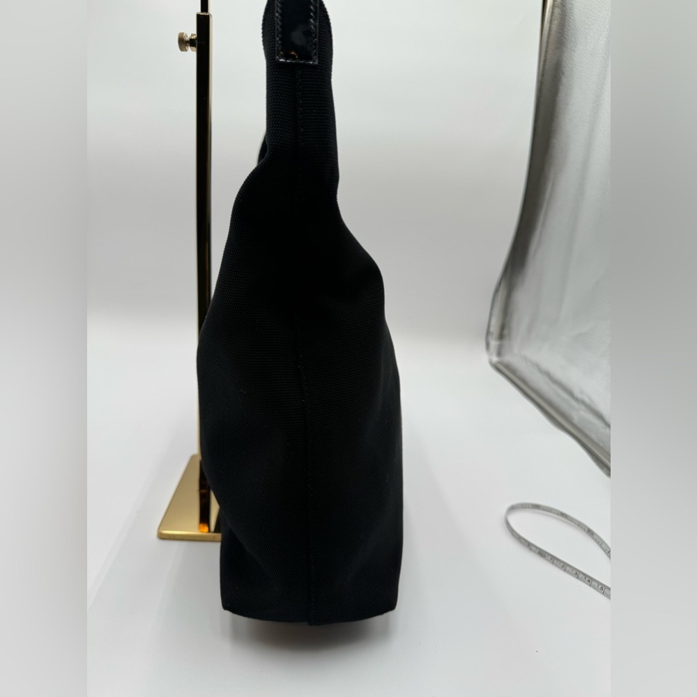 Gucci-Authentic- Hobo Black Canvas, leather / metal strap - Picture 6 of 12